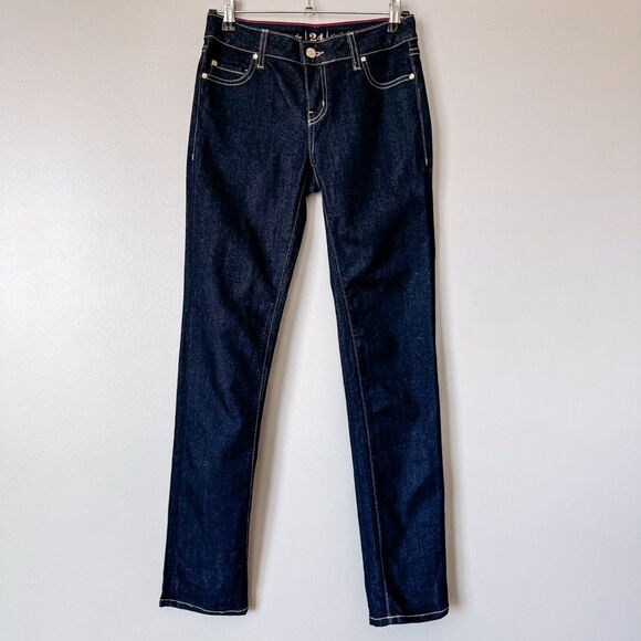 Kate Spade Perry Street Dark Wash Play Hooky Slim Jean Size 24 - Picture 2 of 8